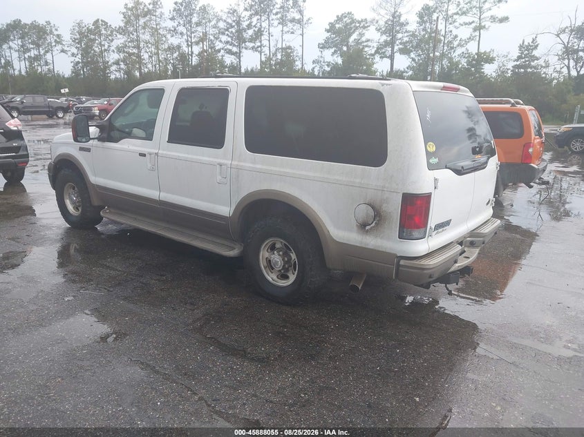 FORD EXCURSION 2005 VIN 1FMNU44L45EB61625