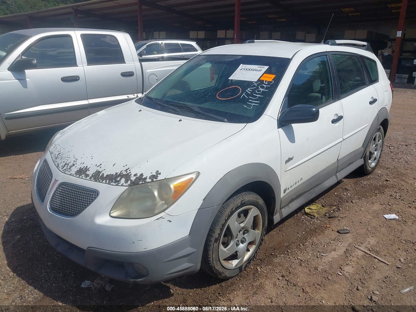 2008 Pontiac Vibe, Звичайний знос, IAAI, VIN 5Y2SL65838Z414995 — фото 2