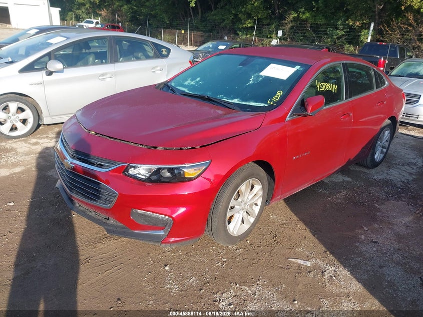 2018 Chevrolet Malibu, Затоплення, IAAI, VIN 1G1ZD5ST6JF113569 — фото 2