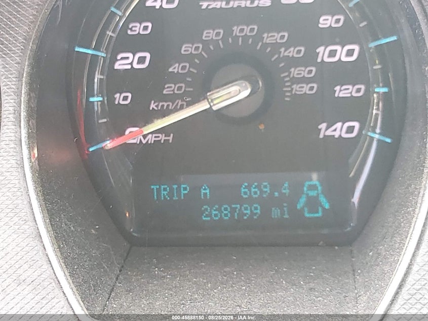 FORD TAURUS 2012 VIN 1FAHP2DW5CG136294