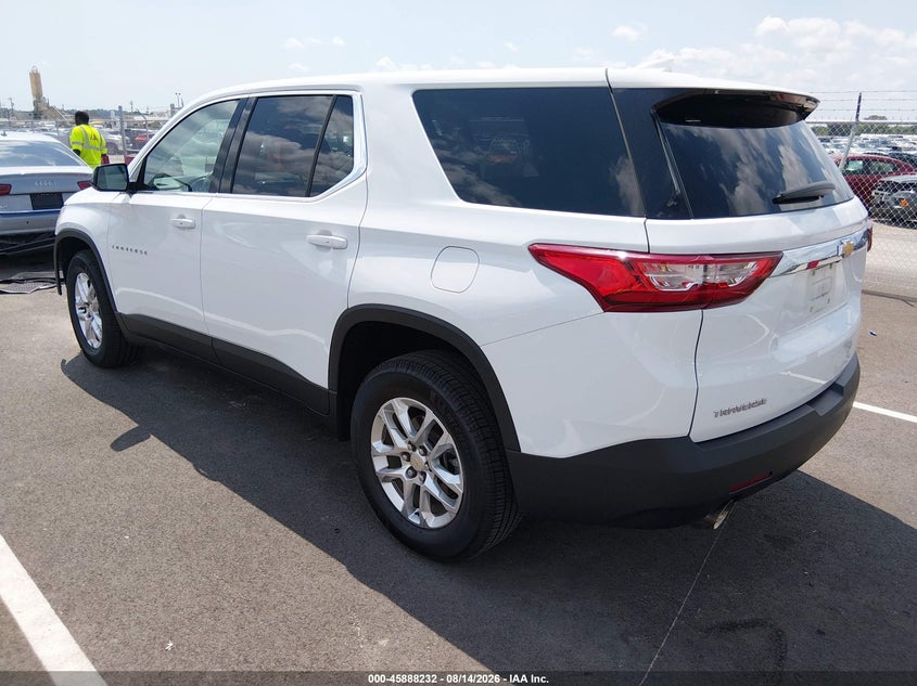 Vin: 1gnerfkwxkj114138, lot: 46387266, chevrolet traverse ls 20193