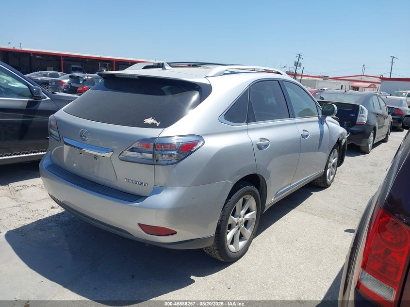 2012 LEXUS RX 350 auction photo 4
