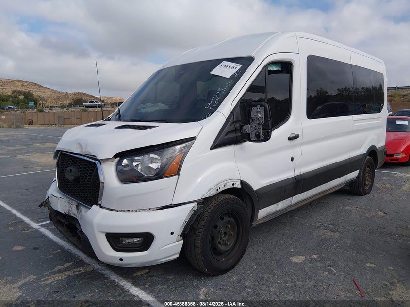 2024 FORD TRANSIT-350 PASSENGER VAN auction photo 2
