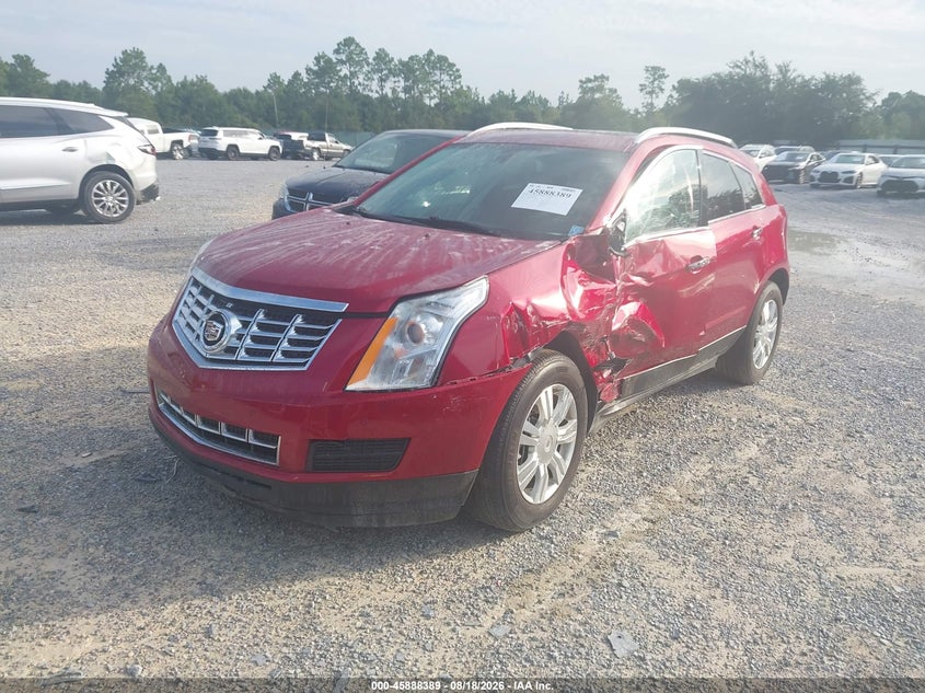 2014 Cadillac SRX, Left Side, IAAI, VIN 3GYFNBE36ES629010 — photo 2