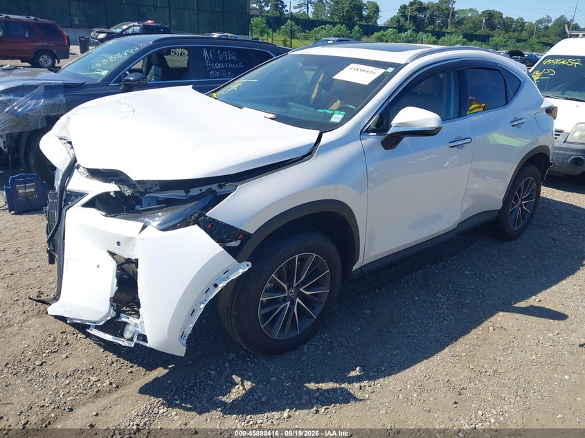 2025 Lexus NX, Front End, IAAI, VIN 2T2GGCEZ5SC093217 — photo 2