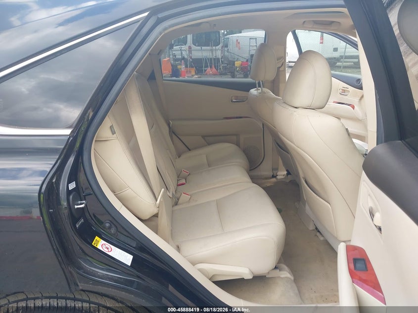 2010 LEXUS RX 350 auction photo 8
