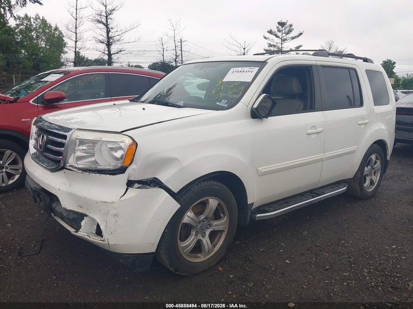 Vin: 5fnyf4h53fb033416, lot: 46387528, honda pilot ex-l 20152
