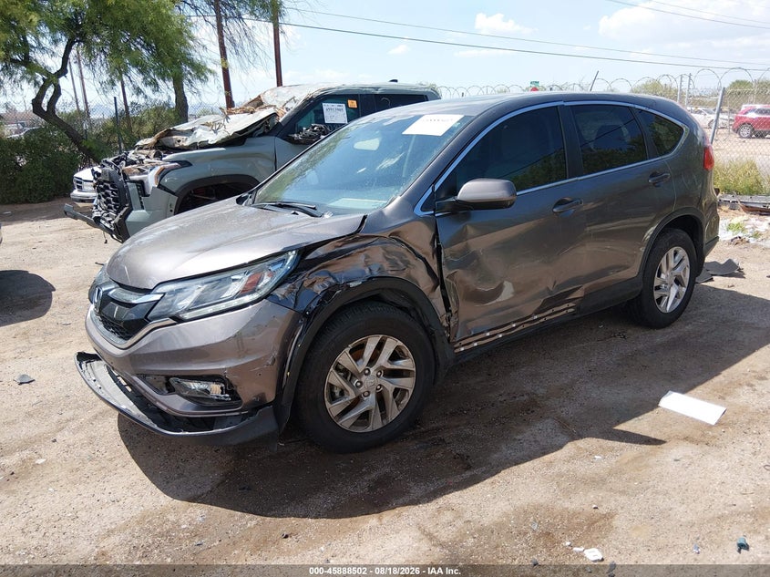 2015 Honda CR-V, Front End, IAAI, VIN 5J6RM4H58FL009937 — photo 2
