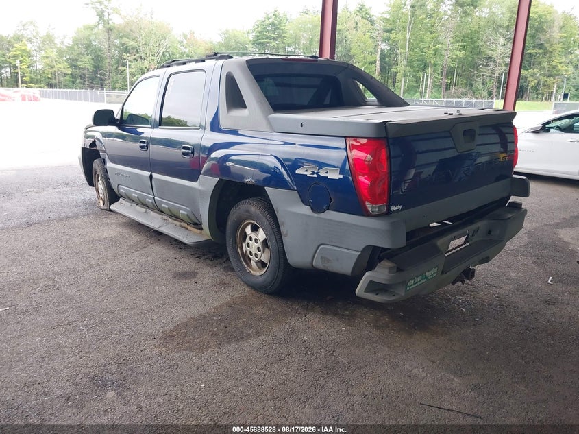 2002 CHEVROLET AVALANCHE 1500 auction photo 3