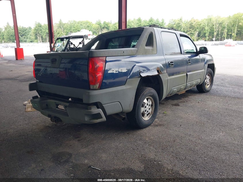 2002 CHEVROLET AVALANCHE 1500 auction photo 4