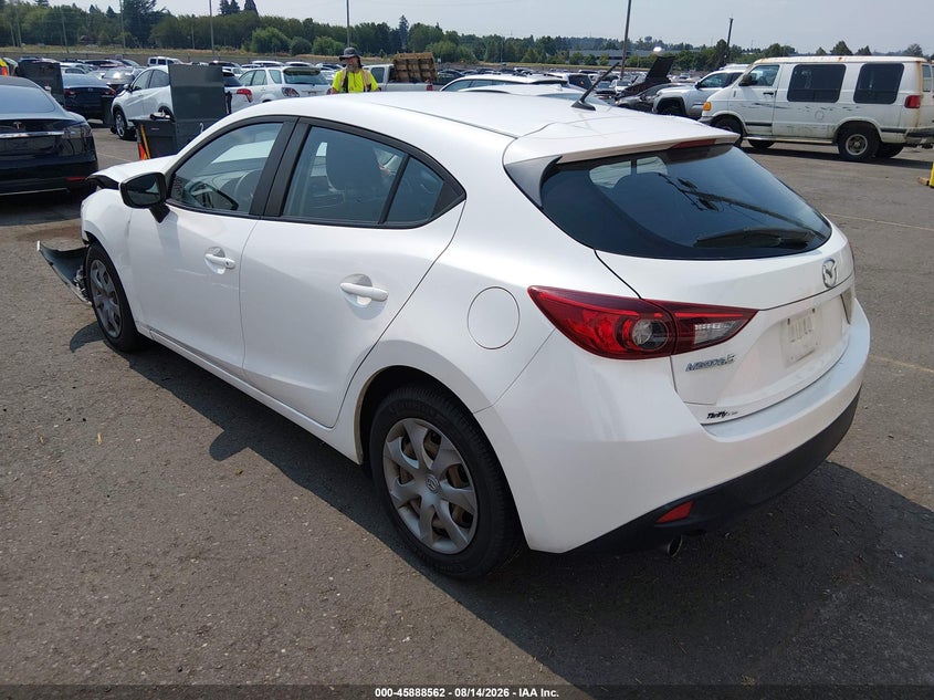 2014 MAZDA 3 HATCHBACK 2.0L I-4 DI, DOHC, VVT, 155HP