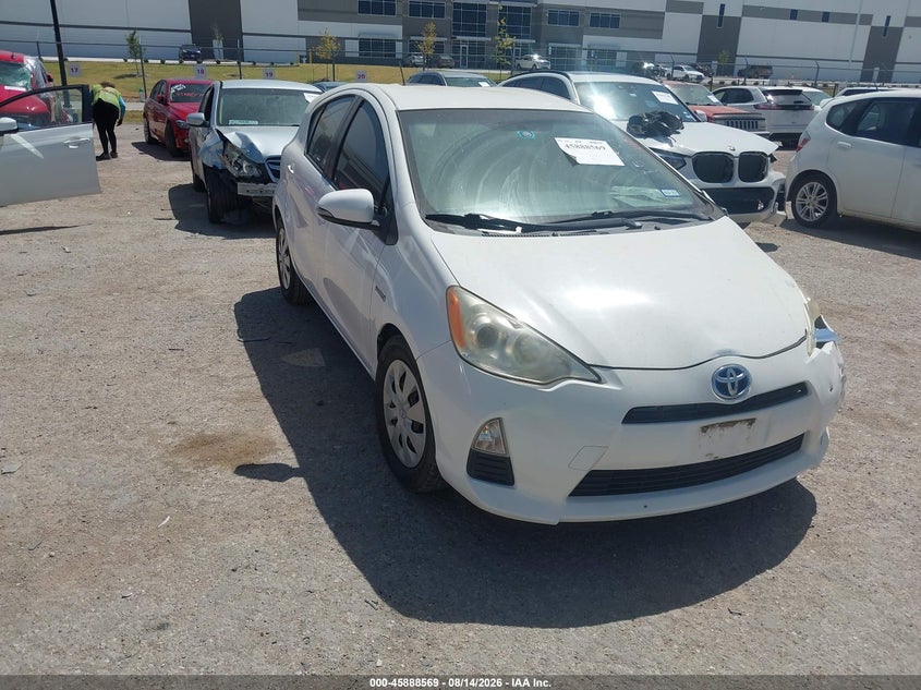 2012 TOYOTA PRIUS C auction photo 1