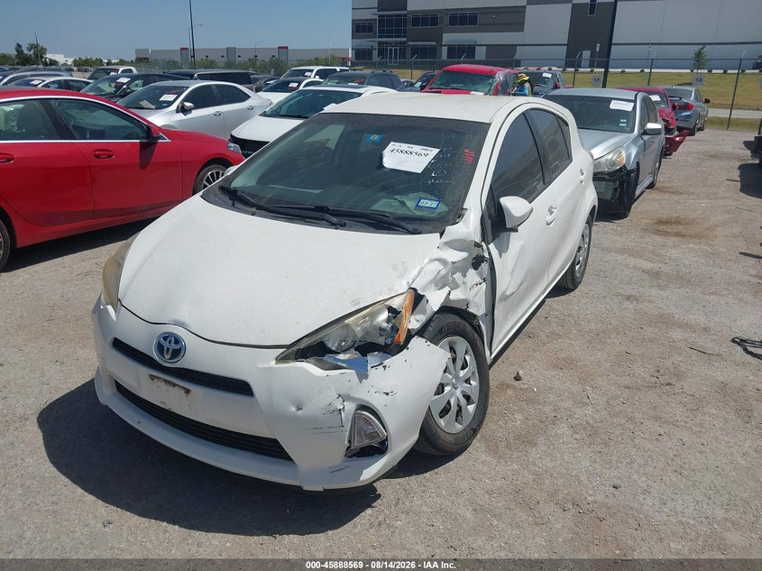2012 TOYOTA PRIUS C auction photo 2
