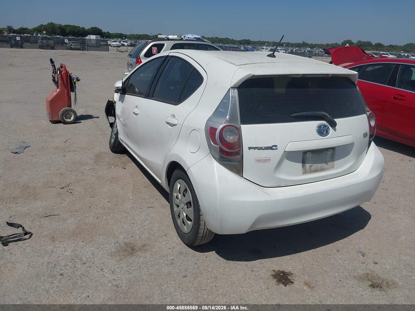 2012 TOYOTA PRIUS C auction photo 3
