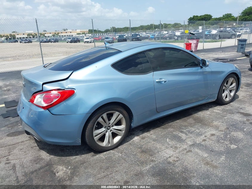 2011 HYUNDAI GENESIS COUPE 3.8L V-6 DOHC, VVT, 306HP