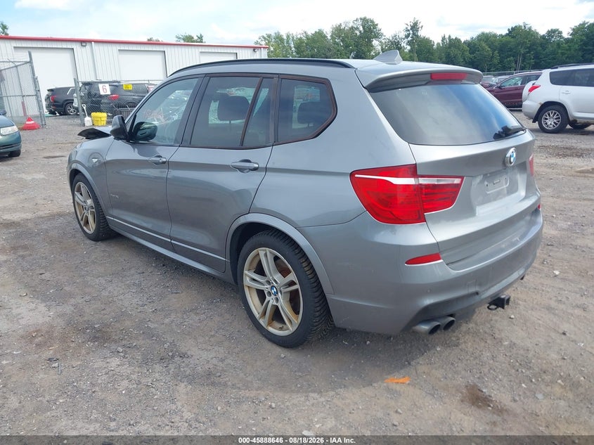 2014 BMW X3 SPORT UTILITY VEHICLE 3.0L I-6 DI, DOHC, VVT, TURBO, 300HP