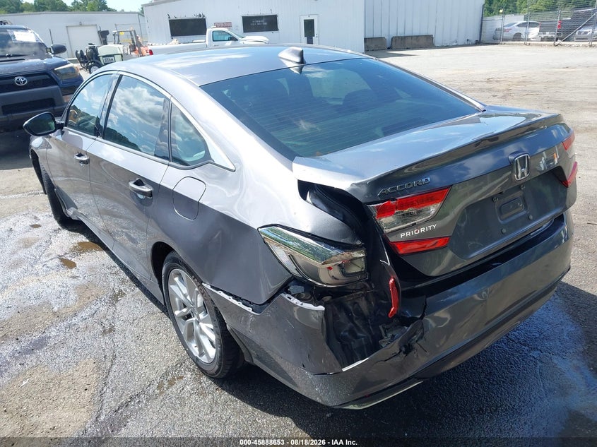 Vin: 1hgcv1f12ka108008, lot: 46387687, honda accord lx 20193