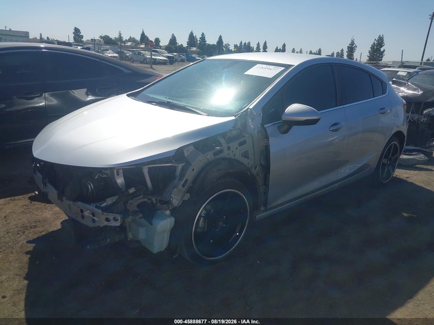 Vin: 3g1be6sm1hs586198, lot: 46387711, chevrolet cruze lt auto 20172