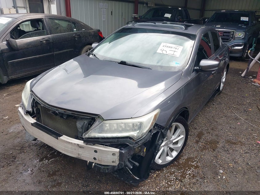 2017 Acura ILX, Front End, IAAI, VIN 19UDE2F34HA012840 — photo 2