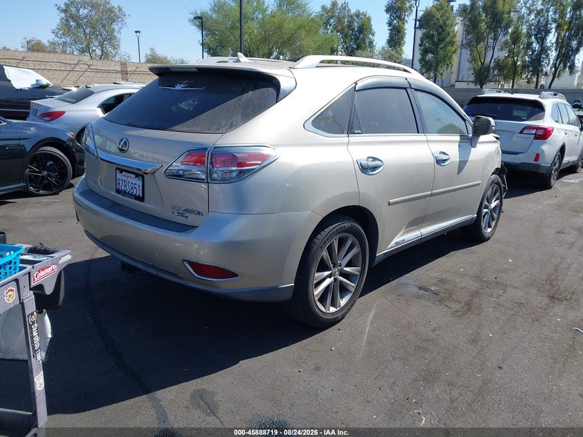 2013 LEXUS RX SPORT UTILITY VEHICLE 3.5L V-6 DOHC, VVT, 245HP