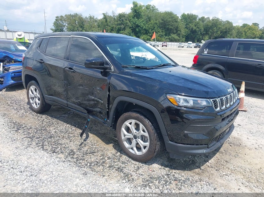 Vin: 3c4njdan0st531757, lot: 46387755, jeep compass sport 4x4 2025 img_1