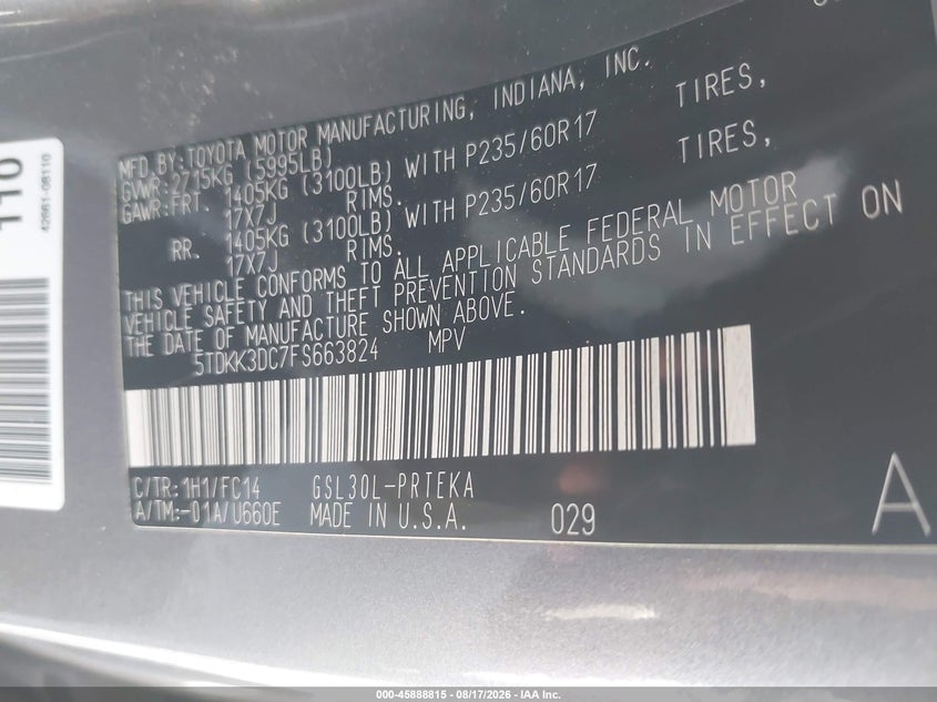 TOYOTA SIENNA - zdjęcie 9