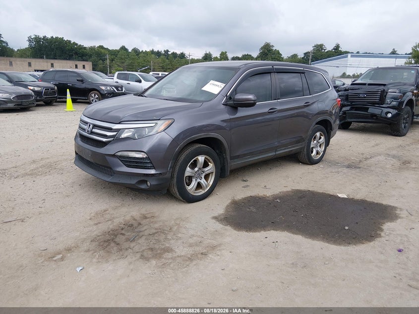 2018 Honda Pilot, Удар сзади, IAAI, VIN 5FNYF6H31JB016469 — фото 2