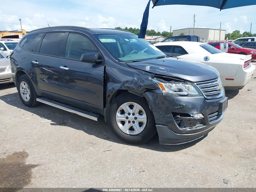 Vin: 1gnkrfed0dj104816, lot: 46387941, chevrolet traverse ls 2013 img_1