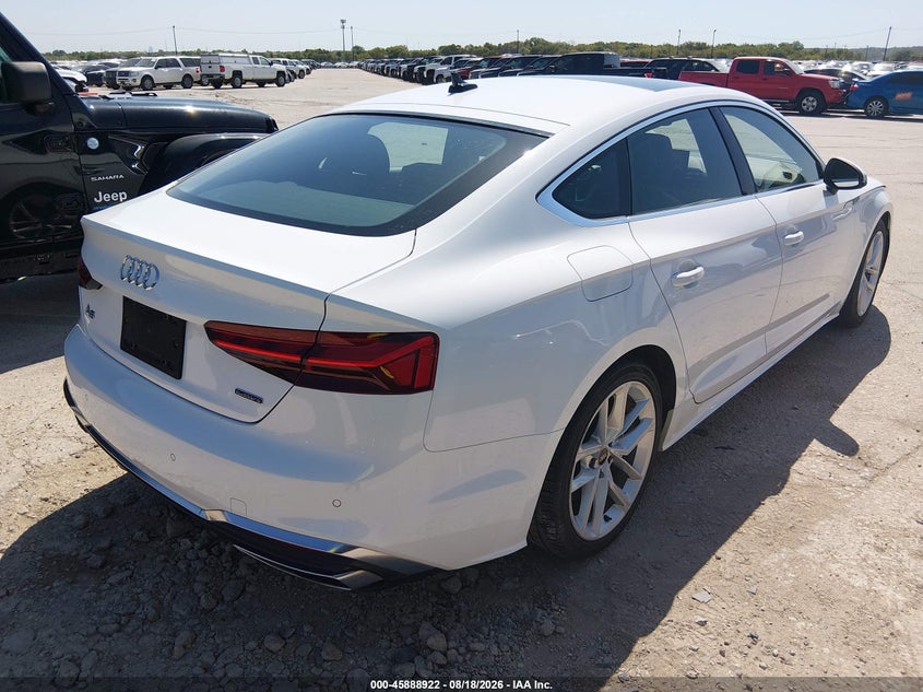 Vin: waufacf50ra068248, lot: 46387956, audi a5 sportback premium plus 45 tfsi quattro s tronic 20244