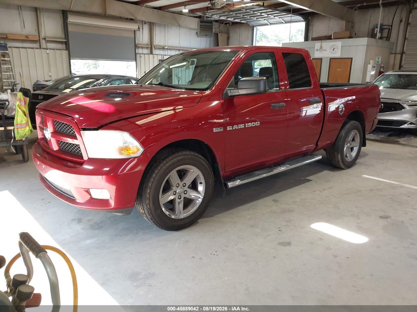 Vin: 1c6rd6ft7cs300408, lot: 46388076, ram 1500 express 20122