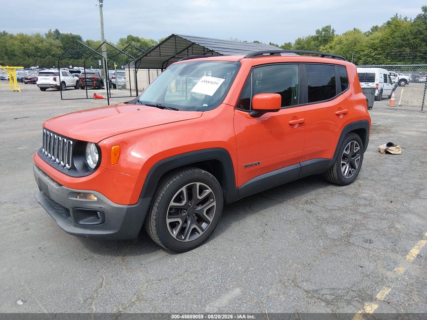 2017 Jeep Renegade, Град, IAAI, VIN ZACCJABBXHPE72288 — фото 2