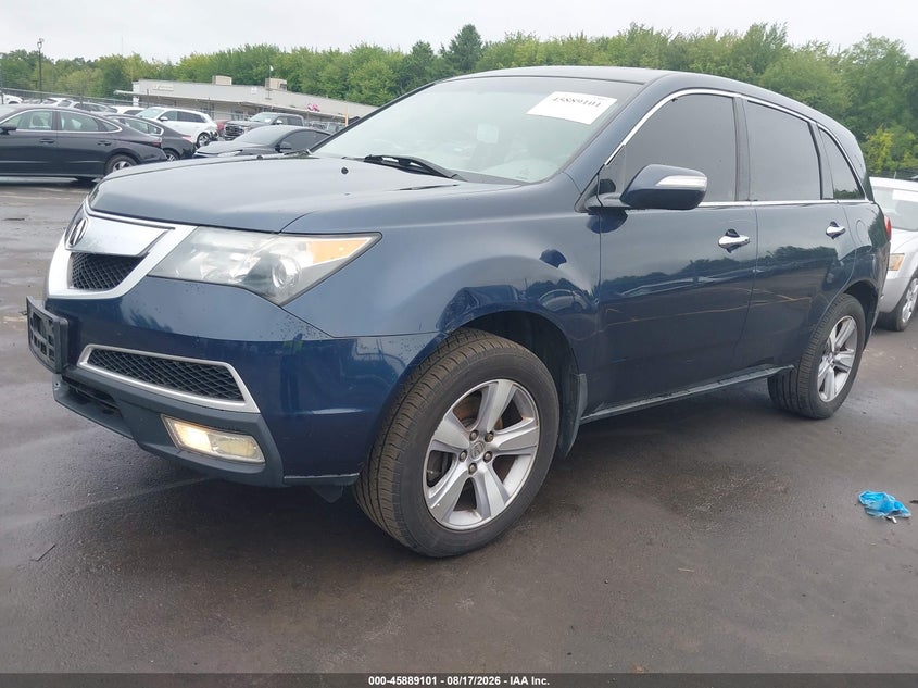 2012 Acura Mdx Technology Package, Normal Wear & Tear, IAAI, VIN 2HNYD2H39CH539678 — photo 2