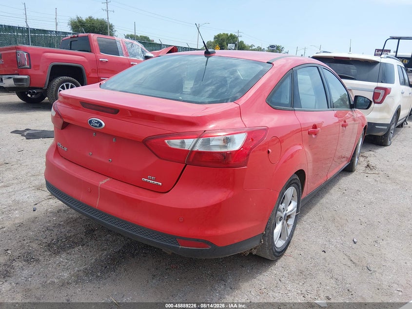 Vin: 1fadp3f28el362693, lot: 46388260, ford focus se 20144