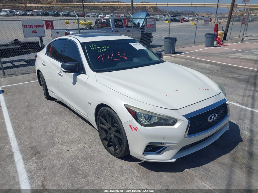 Vin: jn1ev7ap8jm352381, lot: 46388312, infiniti q50 3.0t luxe 2018 img_1