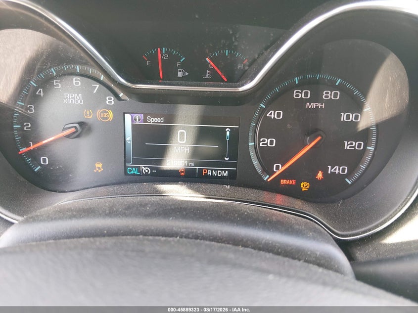 2016 CHEVROLET IMPALA SEDAN 3.6L V-6 DI, DOHC, VVT, 305HP