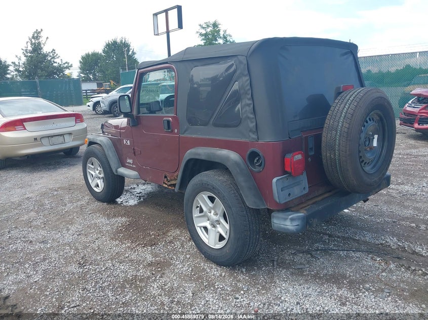 JEEP WRANGLER 2004 VIN 1J4FA39SX4P709636