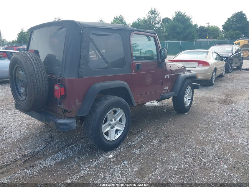 JEEP WRANGLER 2004 VIN 1J4FA39SX4P709636