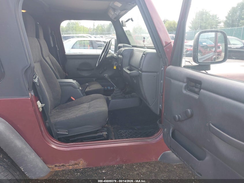 JEEP WRANGLER 2004 VIN 1J4FA39SX4P709636