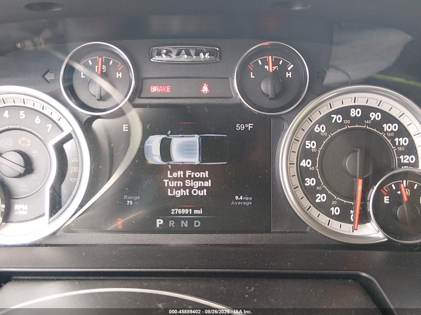 2013 RAM 1500 PICKUP 5.7L V-8 VVT, 395HP