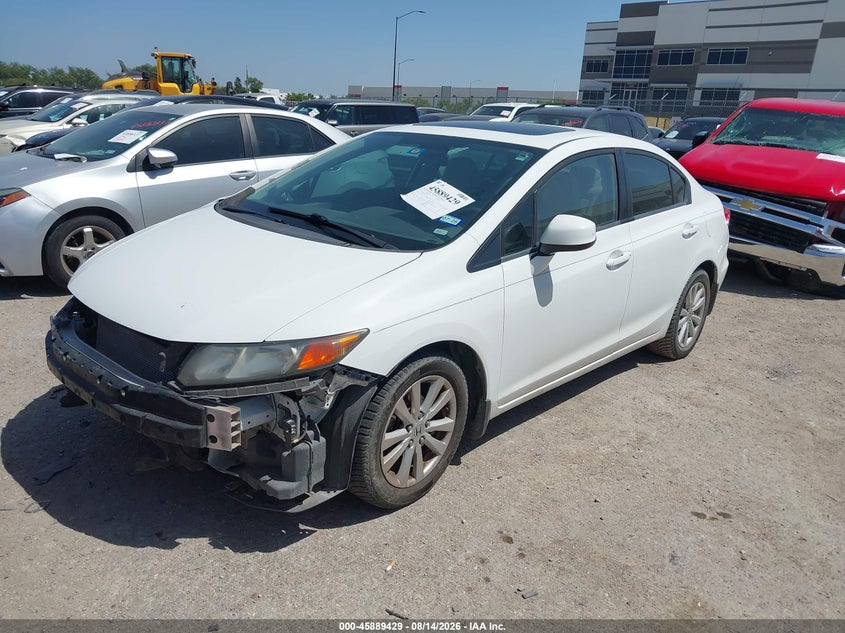 2012 HONDA CIVIC auction photo 2