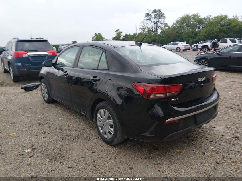 Vin: 3kpa24adxpe578020, lot: 46388517, kia rio s 20233