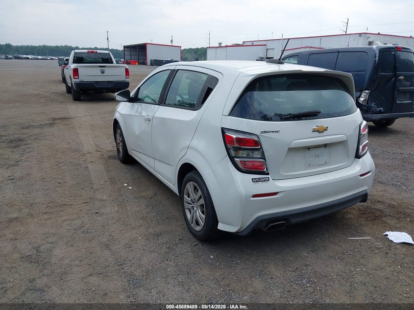CHEVROLET SONIC 2017 VIN 1G1JG6SH1H4151383