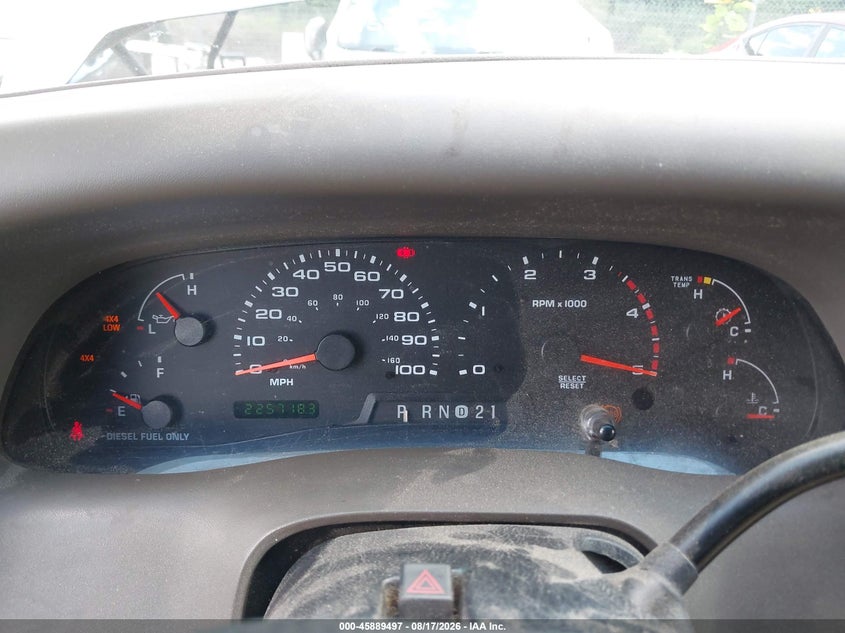 FORD F-350 2002 VIN 1FTSX31F92EB20524