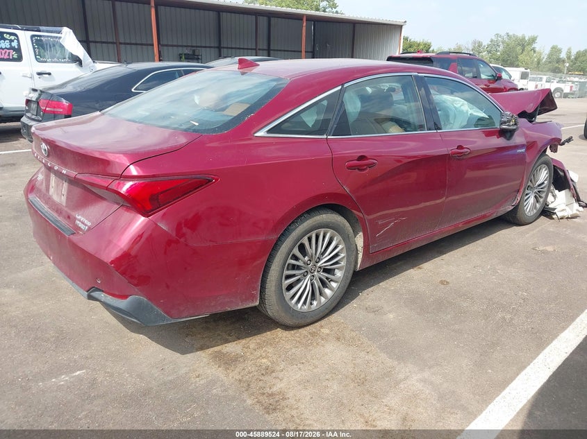 Vin: 4t1d21fb3lu018589, lot: 46388558, toyota avalon hybrid limited 20204