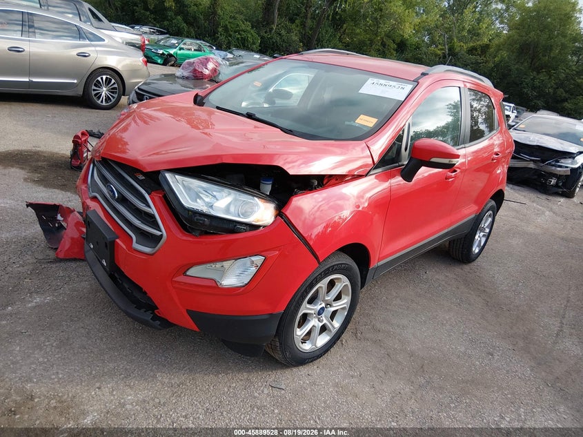 Vin: 0maj6s3glxl368684, lot: 46388562, ford ecosport se 20202