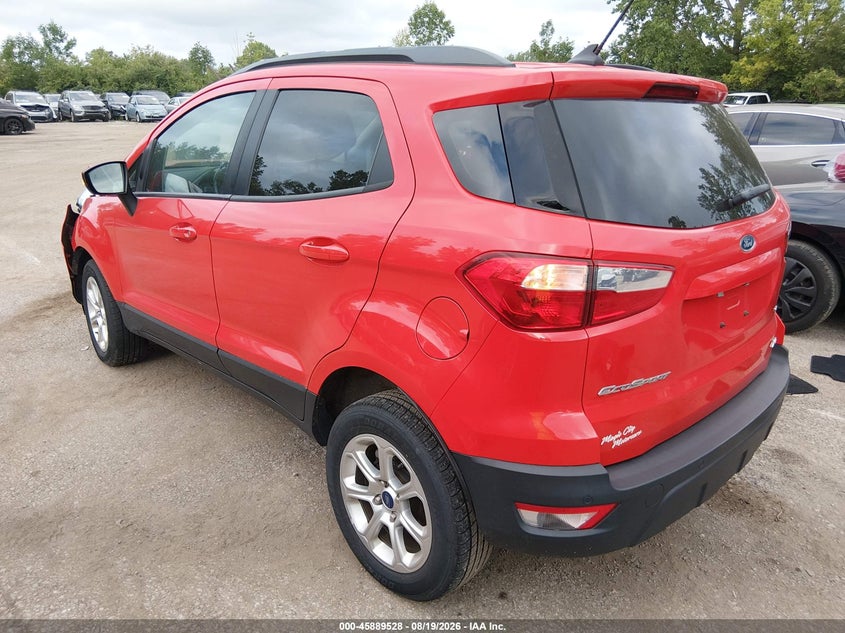 Vin: 0maj6s3glxl368684, lot: 46388562, ford ecosport se 20203