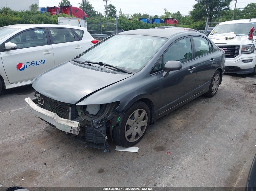 2011 HONDA CIVIC SEDAN 1.8L I-4 VVT, 140HP