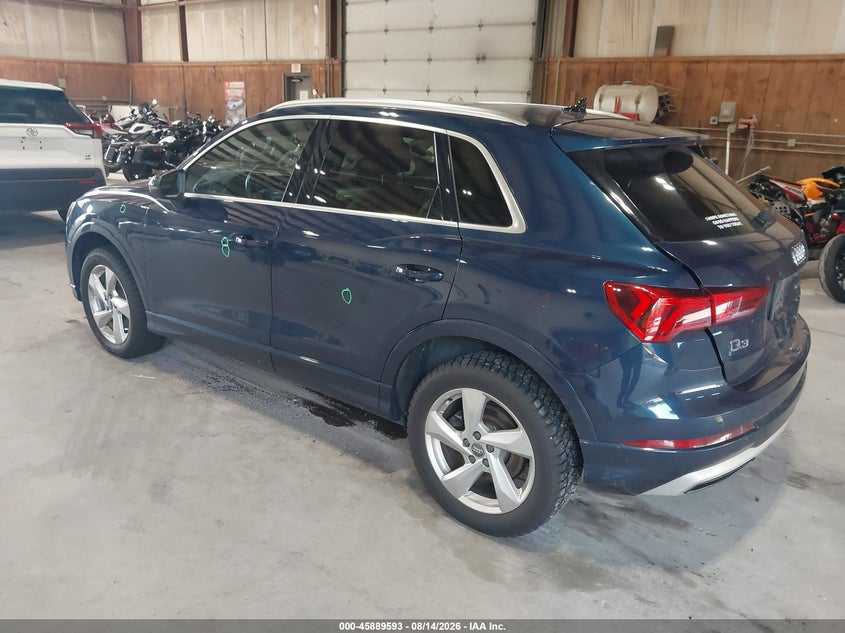 Vin: wa1aecf36l1108785, lot: 46388627, audi q3 premium 45 tfsi quattro tiptronic 20203