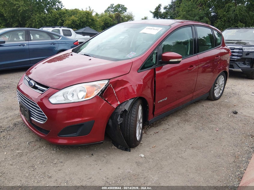 2016 Ford C-MAX, Удар спереди, IAAI, VIN 1FADP5AUXGL106479 — фото 2