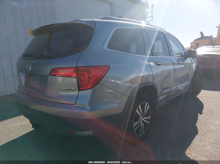 Vin: 5fnyf6h56hb012137, lot: 46388693, honda pilot ex-l 20174